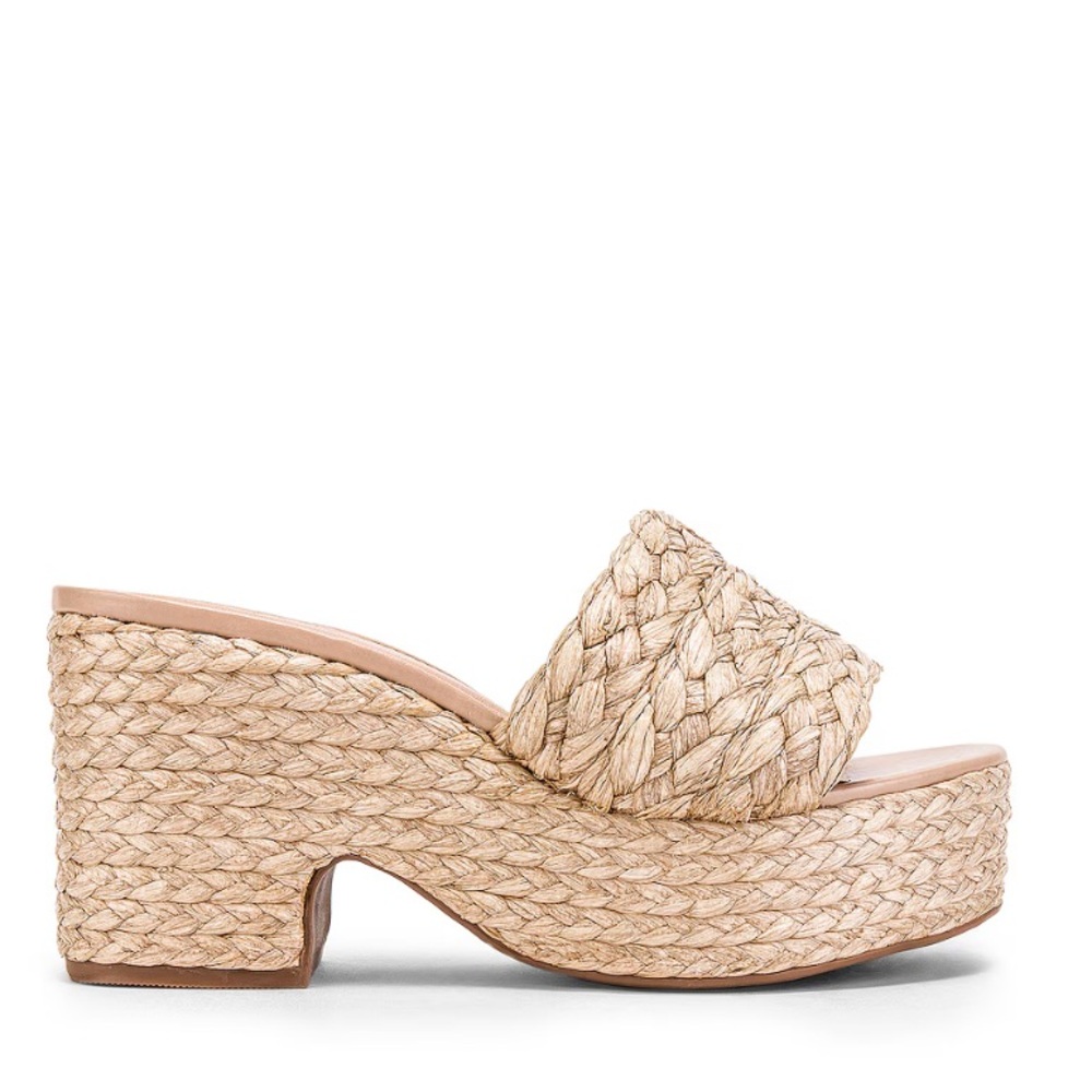 RAYE woven platform sandals/espadrilles